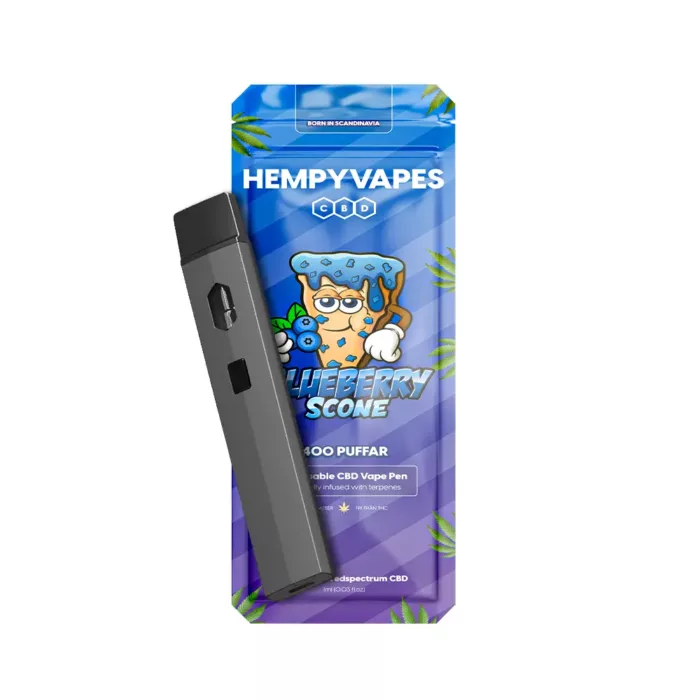 CBD vape penna - Blueberry Scone engångsvape