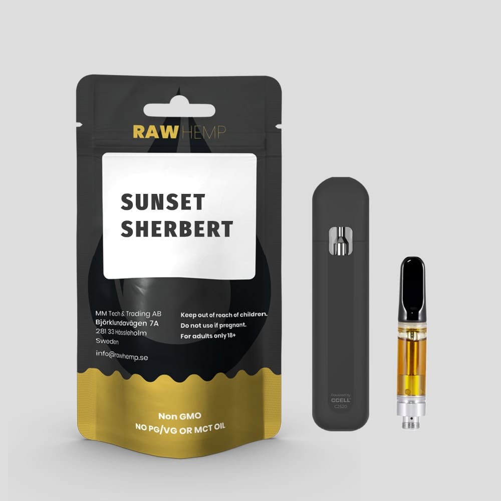 CBD Vape engångs - Sunset Sherbert